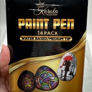 Paint Pens by-Korola Royal Paint 14 Pack Water Based Medium Tips